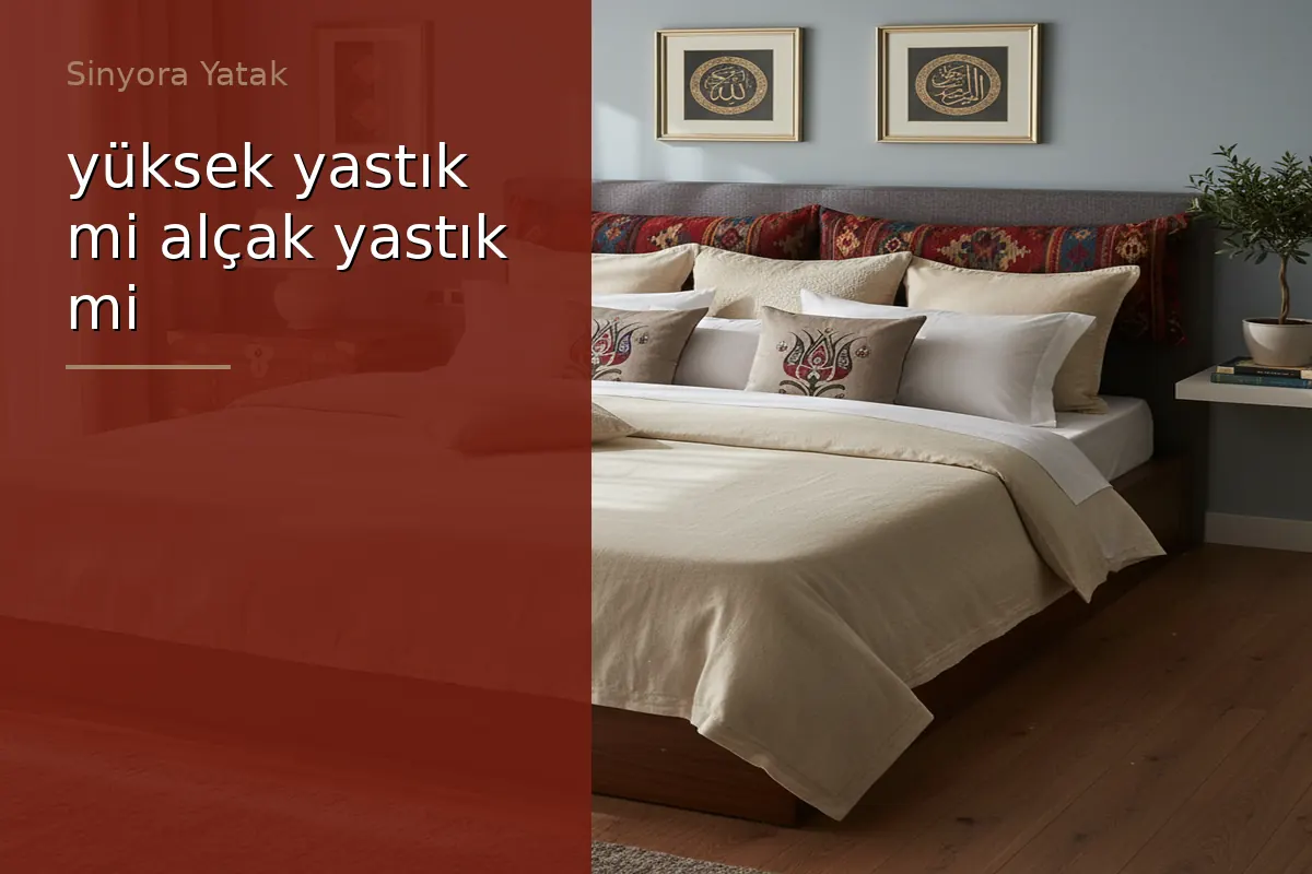 yüksek yastık mi alçak yastık mi