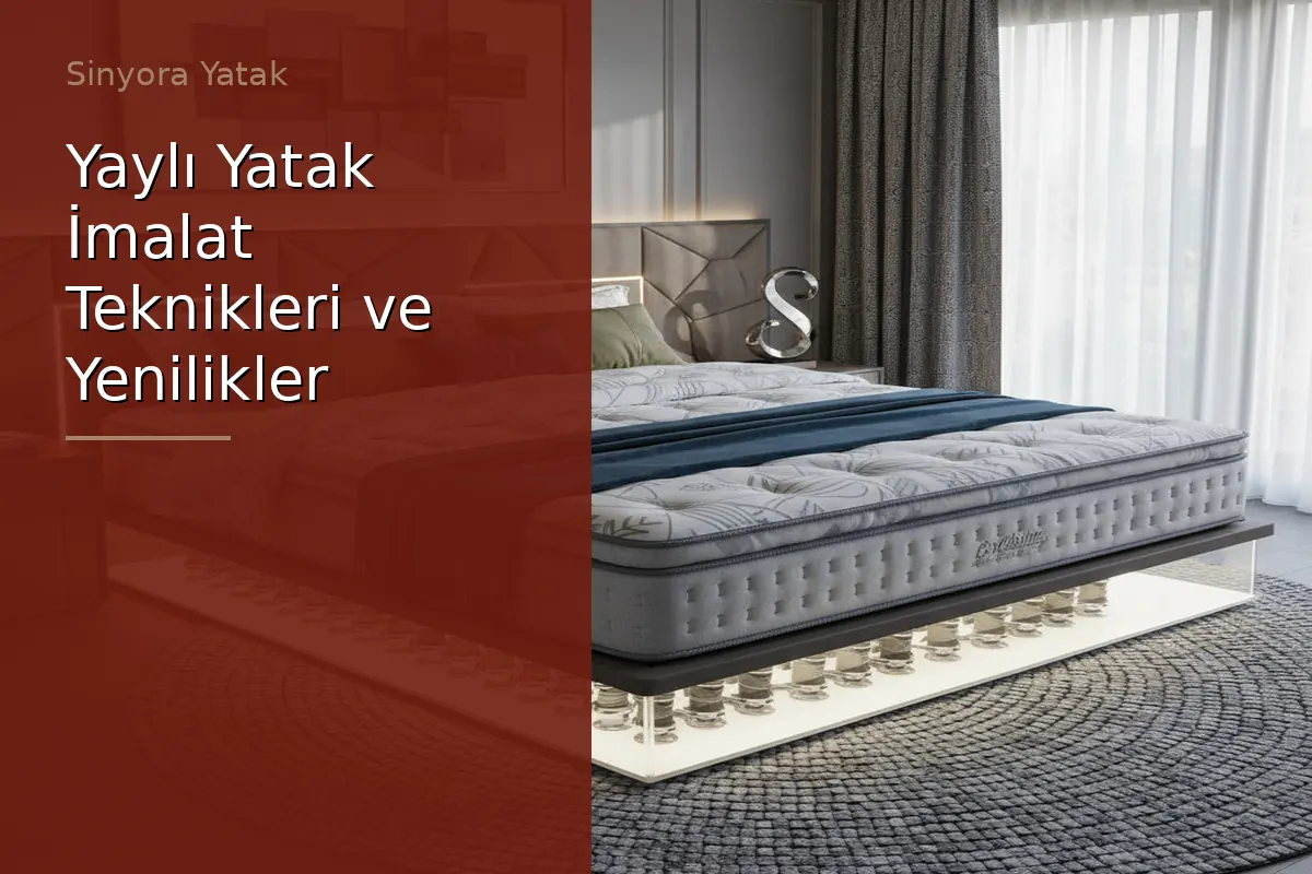 Yaylı Yatak İmalat Teknikleri ve Yenilikler