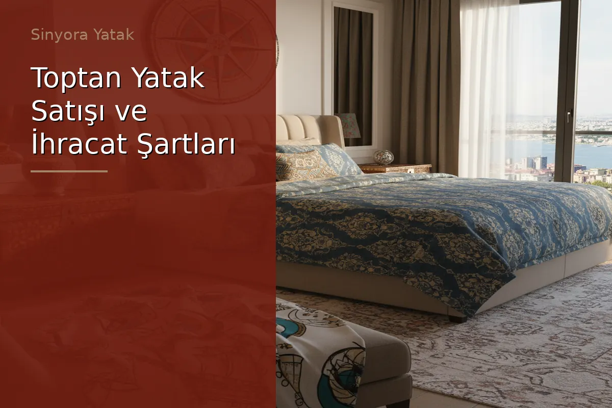 Toptan Yatak Satışı ve İhracat Şartları