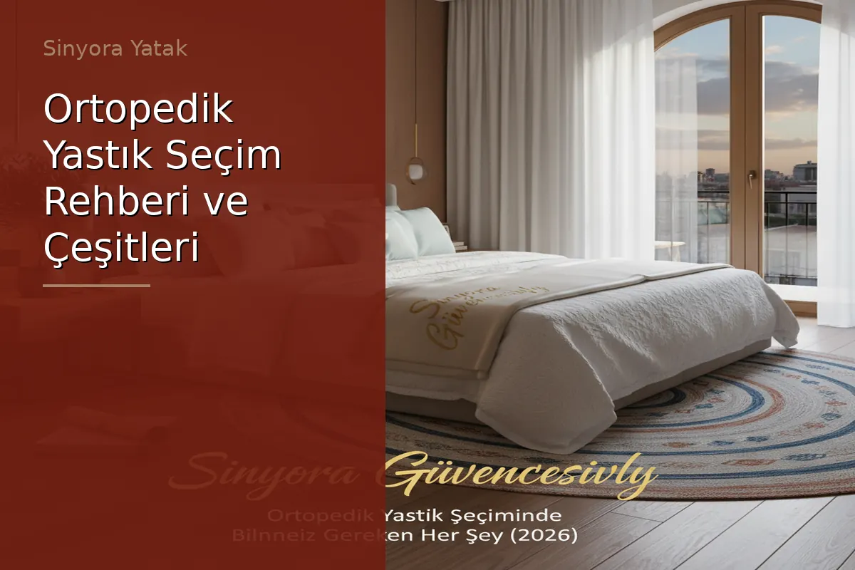 Ortopedik Yastık Seçim Rehberi ve Çeşitleri