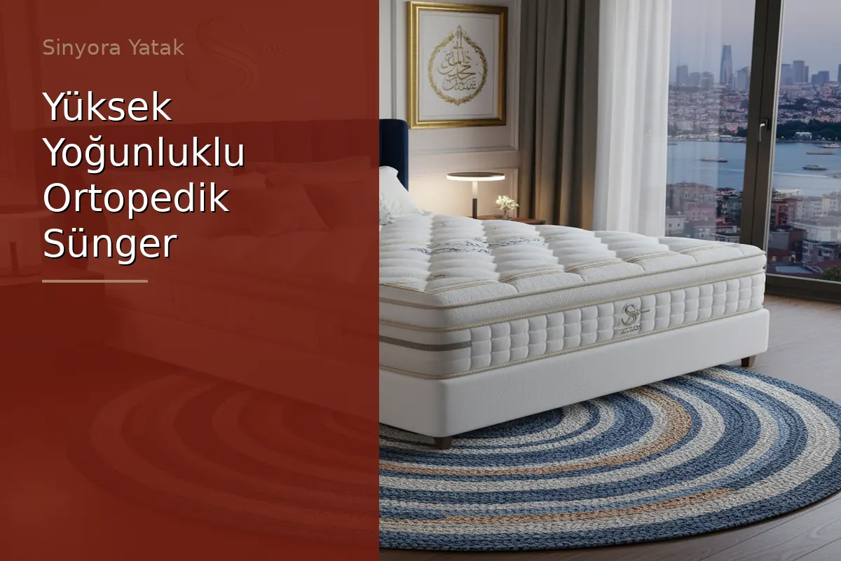 Yüksek Yoğunluklu Ortopedik Sünger Kullanımı