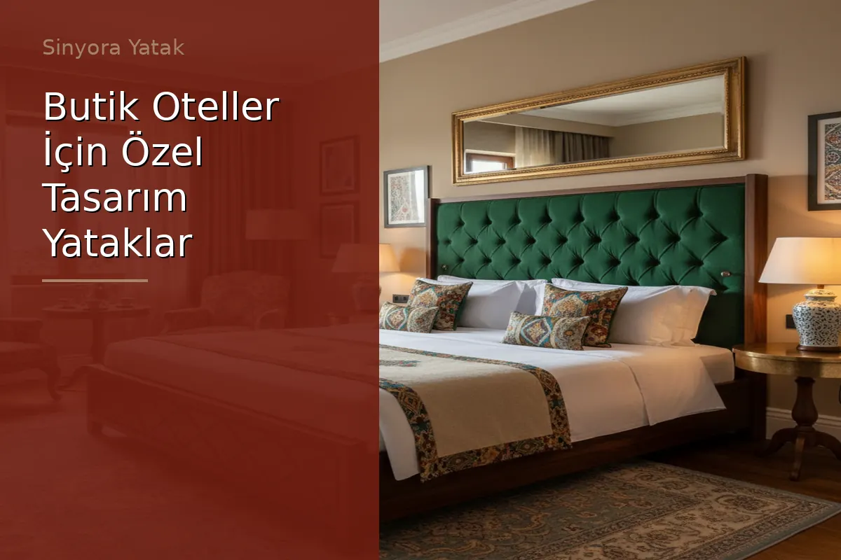 Butik Oteller İçin Özel Tasarım Yataklar