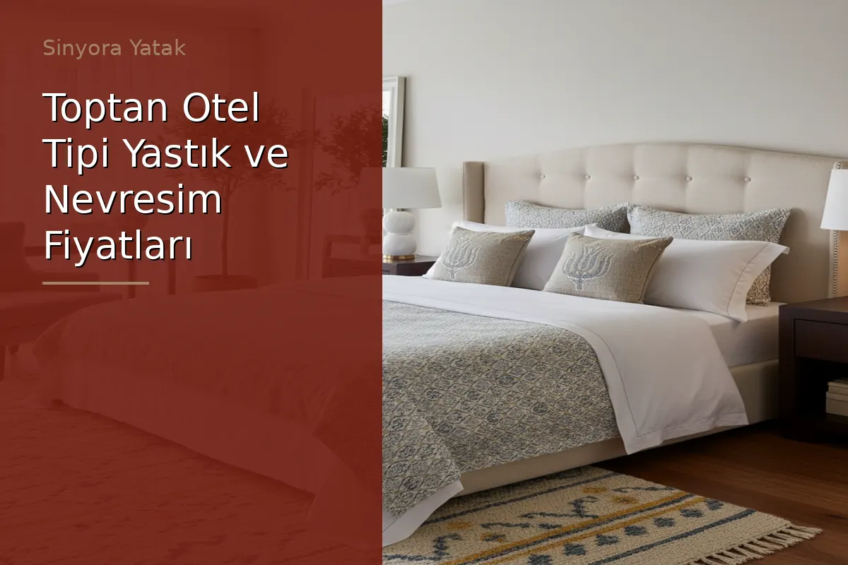 Toptan Otel Tipi Yastık ve Nevresim Fiyatları
