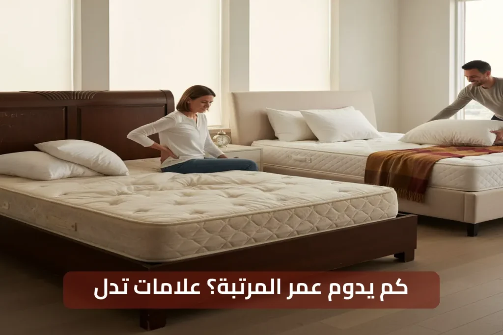 كم يدوم عمر المرتبة؟ علامات تدل على أنك بحاجة إلى مرتبة جديدة