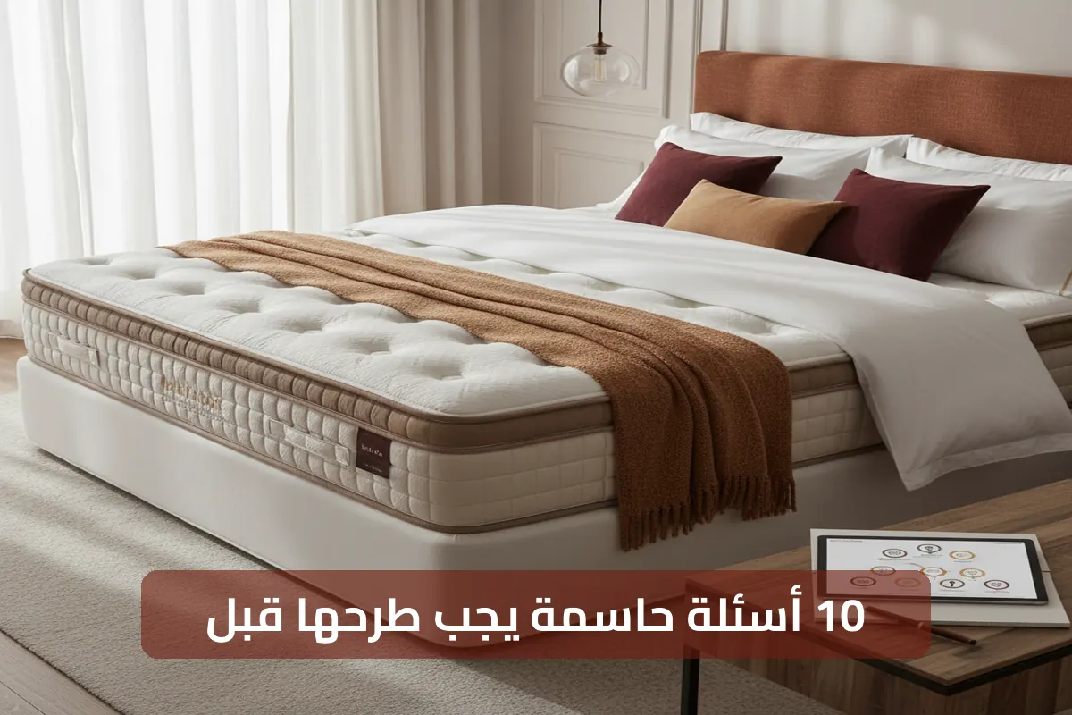 10 أسئلة يجب طرحها قبل شراء مرتبة