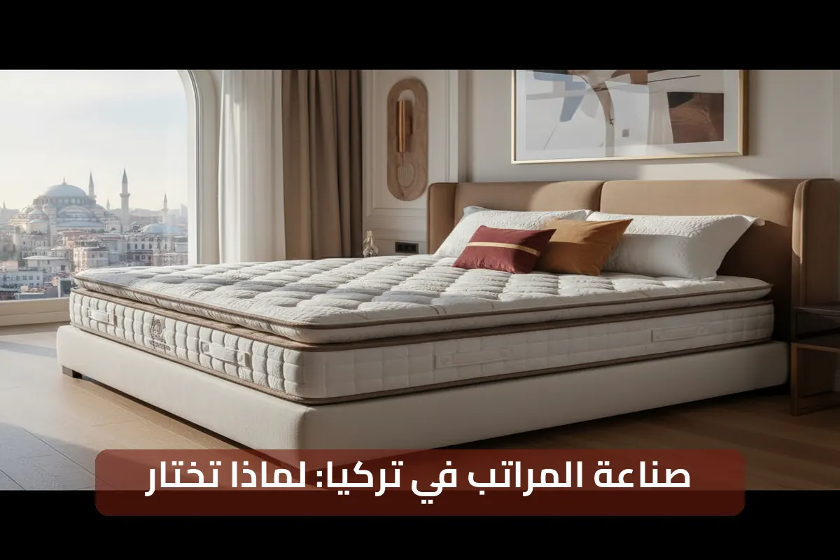 صناعة المراتب في تركيا: جودة عالية وابتكار مستمر في قلب إسطنبول