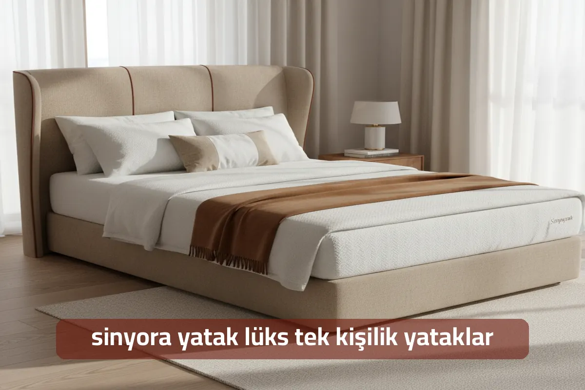 Sinyora Yatak Lüks Tek Kişilik Yataklar 2026: Konfor & Şıklı