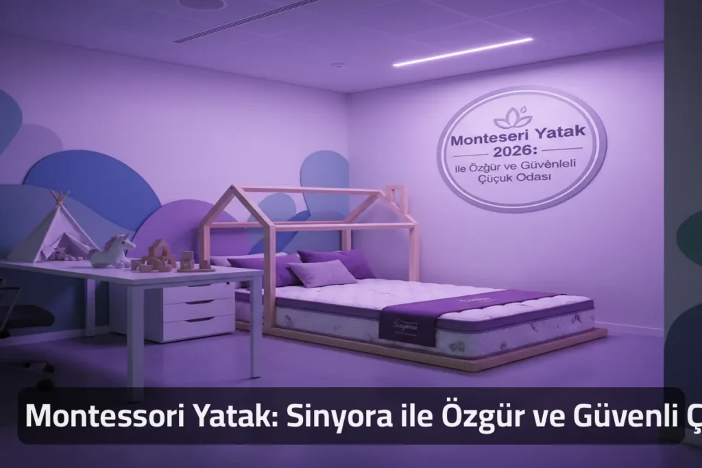 Montessori Yatak 2026: Sinyora ile Özgür ve Güvenli Çocuk Od
