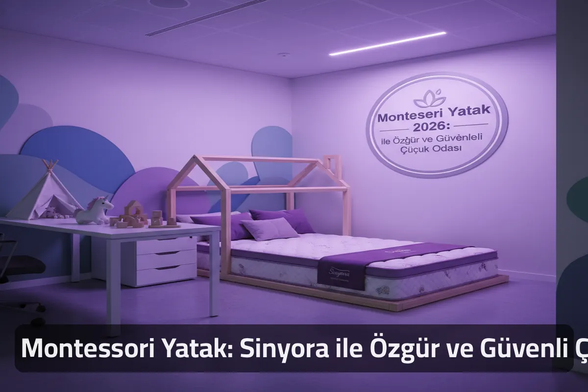 Montessori Yatak 2026: Sinyora ile Özgür ve Güvenli Çocuk Od
