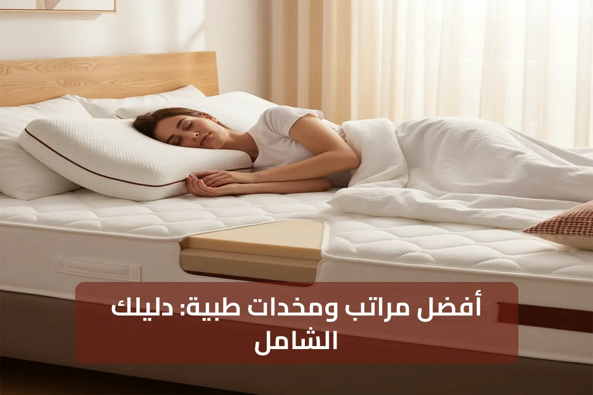 أفضل مراتب ومخدات طبية لنوم صحي ومريح