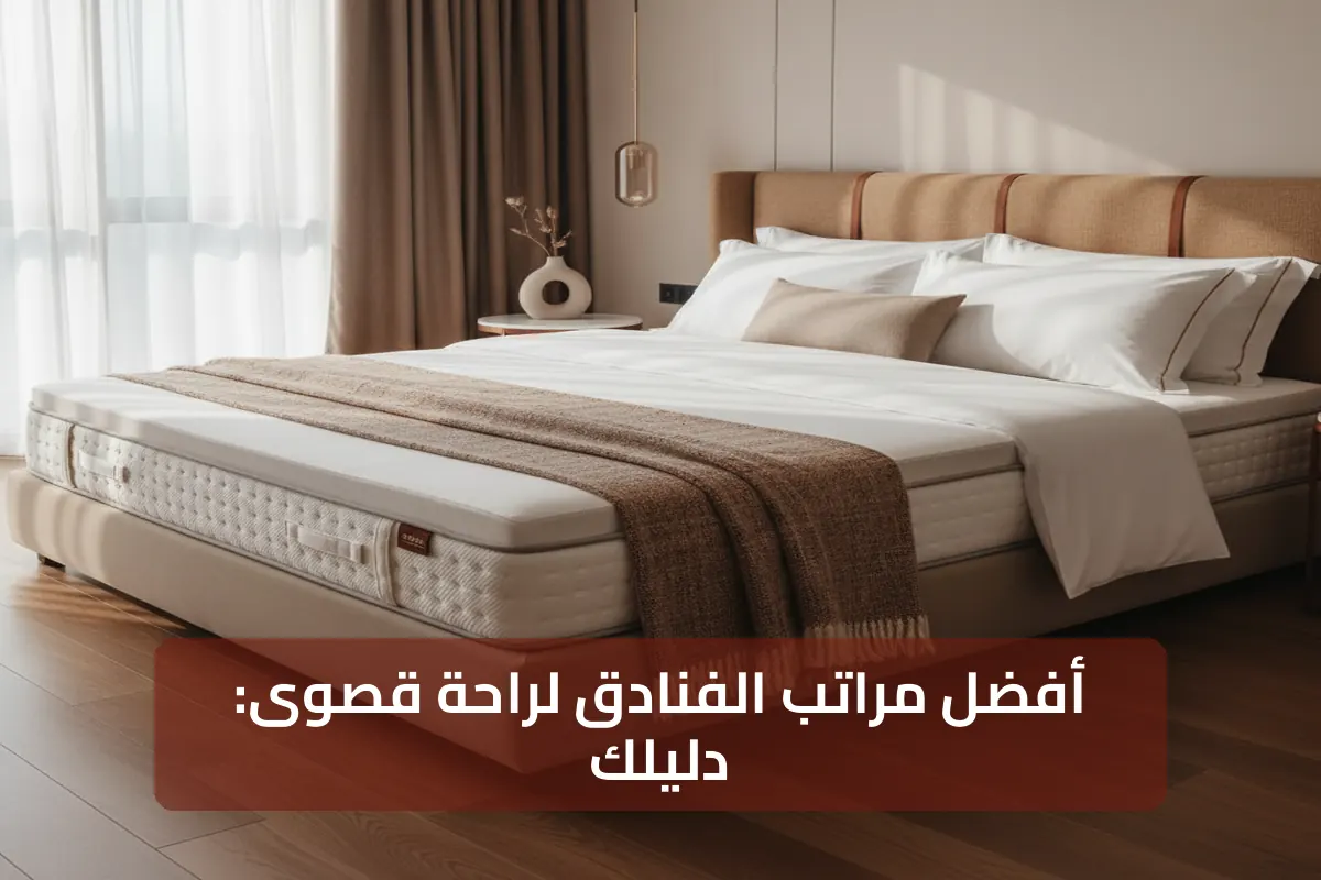 أفضل اختيارات مراتب الفنادق لراحة قصوى