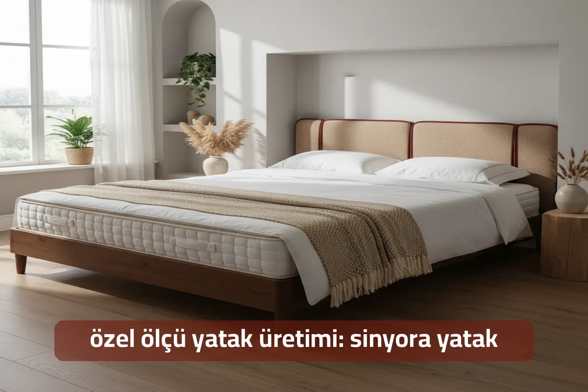 Özel Ölçü Yatak Üretimi 2026 | Sinyora Yatak Farkıyla Konfor
