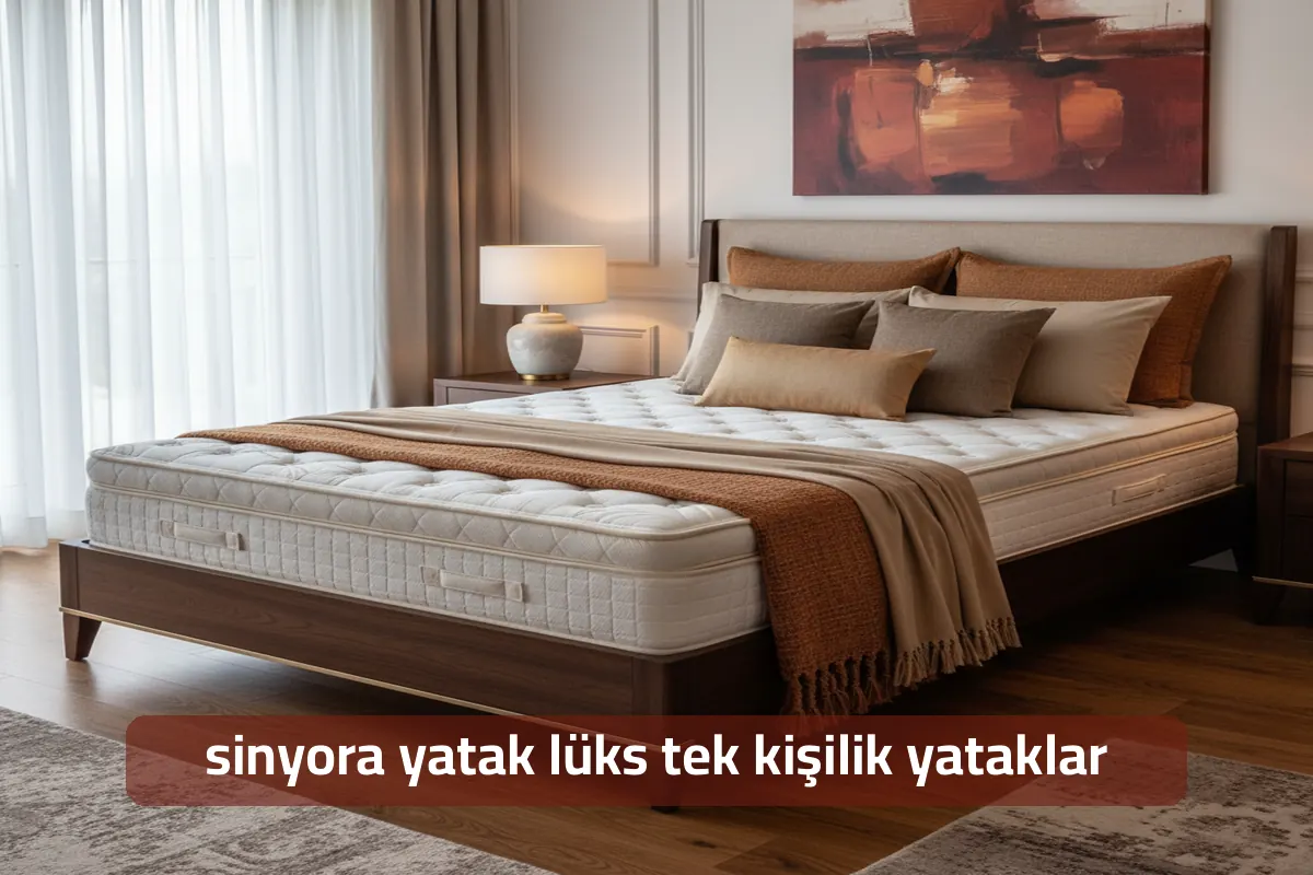Sinyora Yatak Lüks Tek Kişilik Yataklar 2026: Konfor & Şıklı