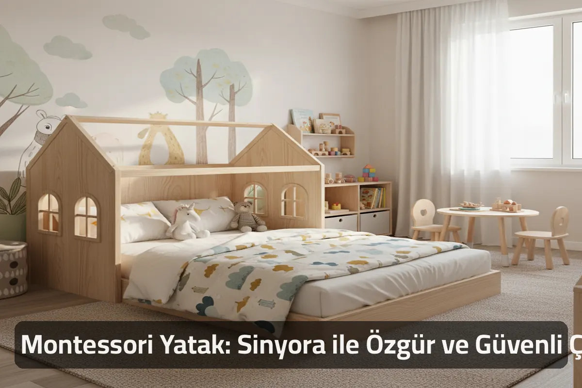 Montessori Yatak 2026: Sinyora ile Özgür ve Güvenli Çocuk Od