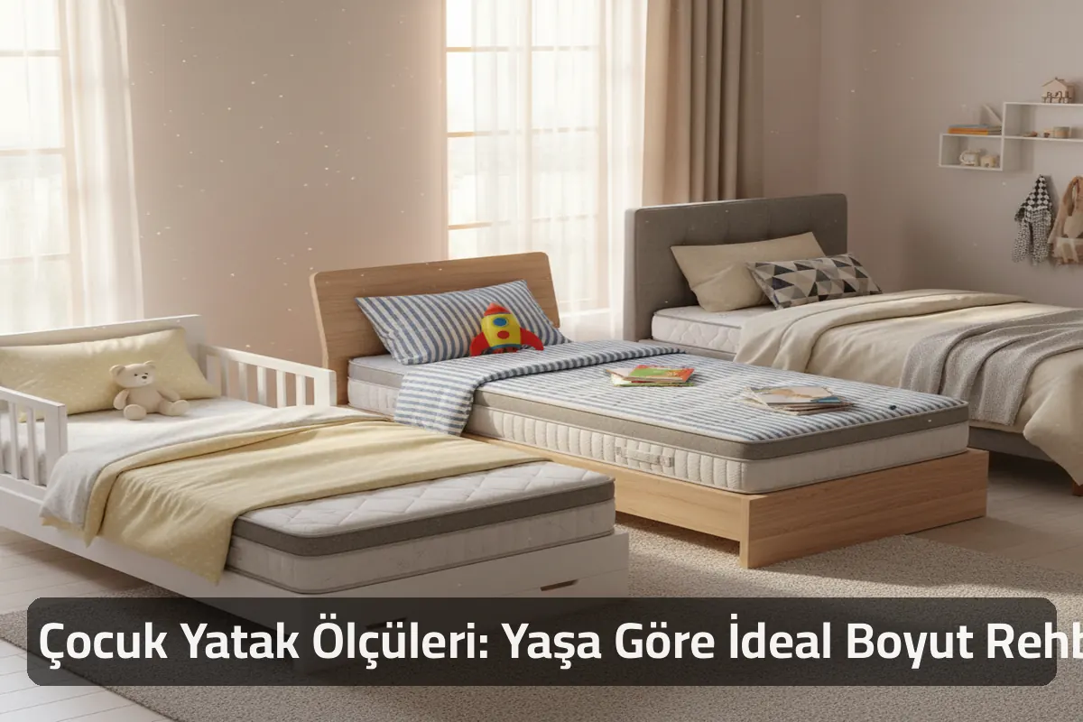 Çocuk Yatak Ölçüleri 2026: Yaşa Göre İdeal Boyut Rehberi