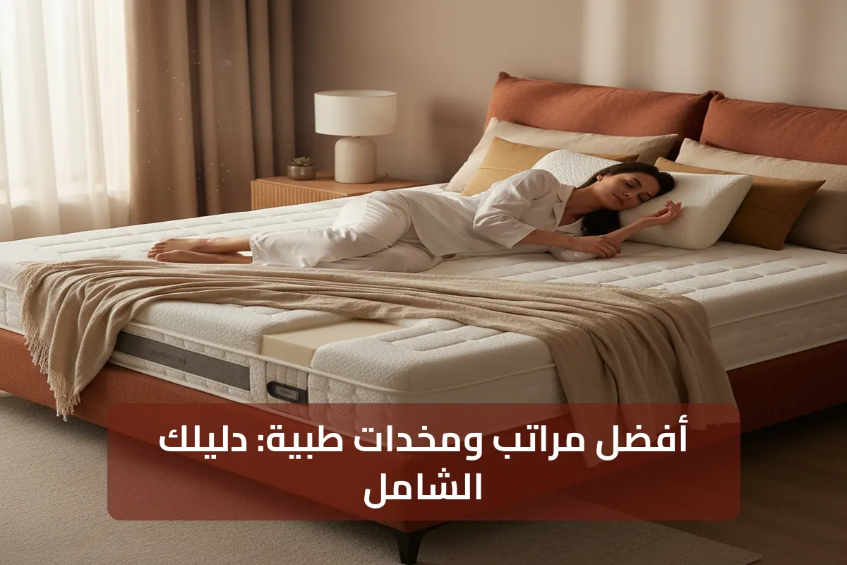 أفضل مراتب ومخدات طبية لنوم صحي ومريح