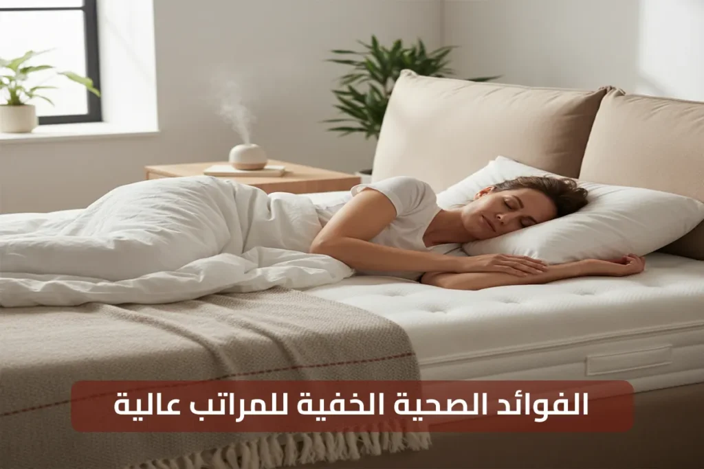 الفوائد الصحية المخفية للمراتب عالية الجودة: دليلك الشامل لنوم أفضل وصحة مثالية 2026