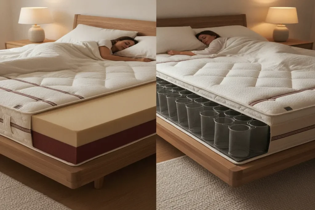 foam mattress vs spring mattress