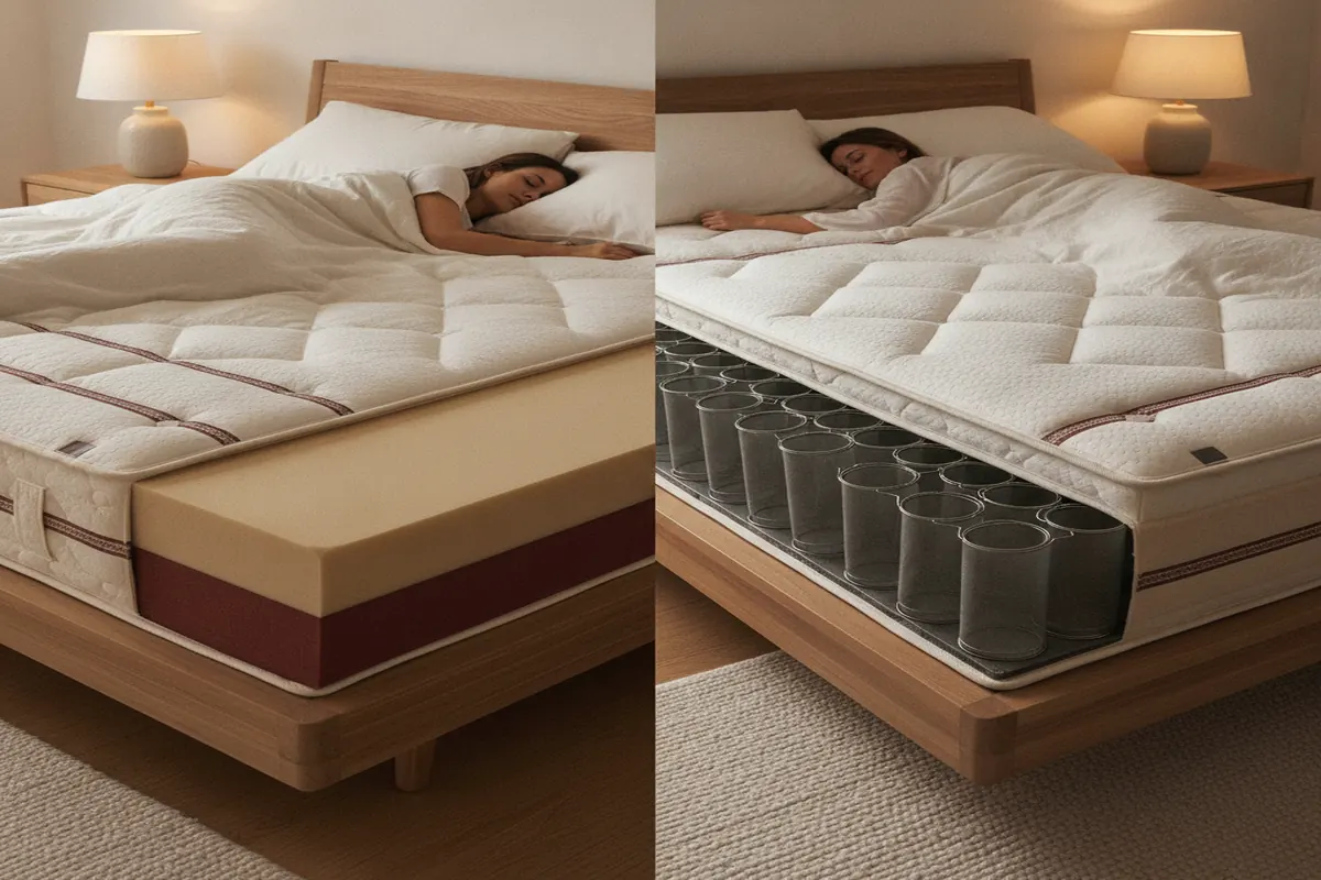 foam mattress vs spring mattress