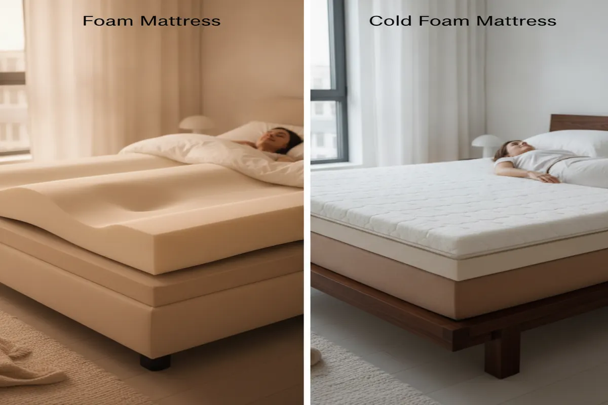 foam mattress vs cold foam mattress