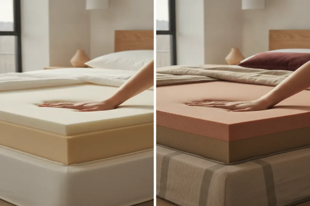 foam mattress vs memory foam mattress