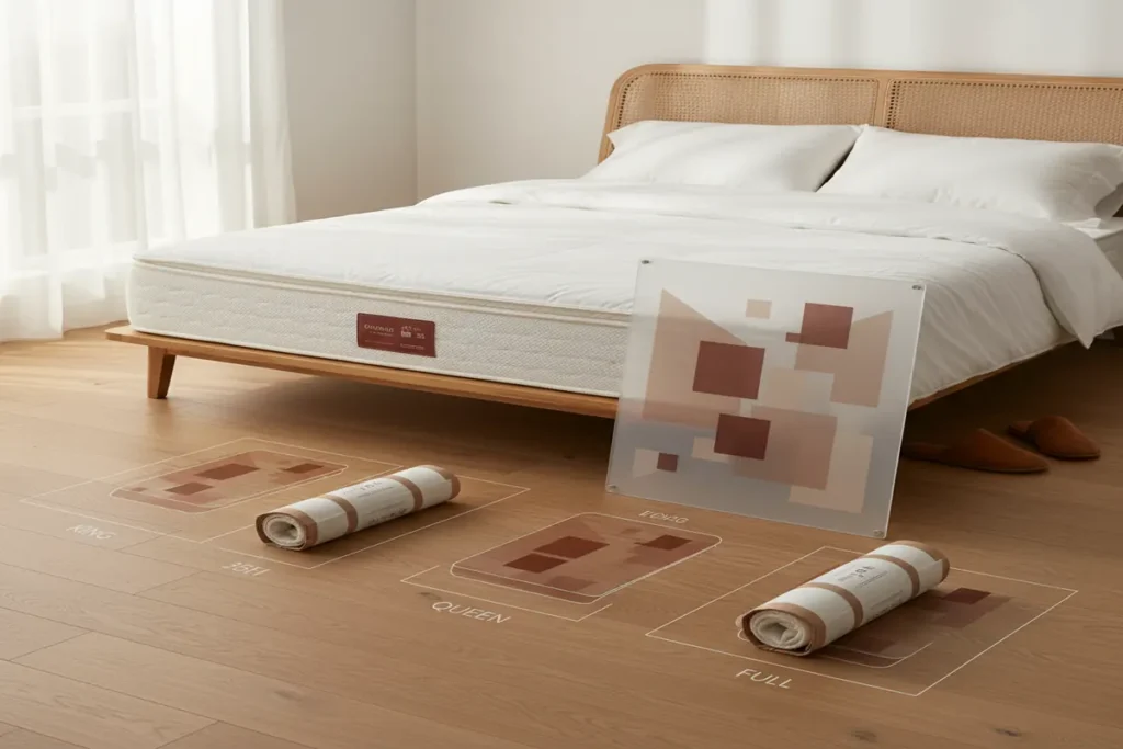 foam mattress sizes and dimensions chart