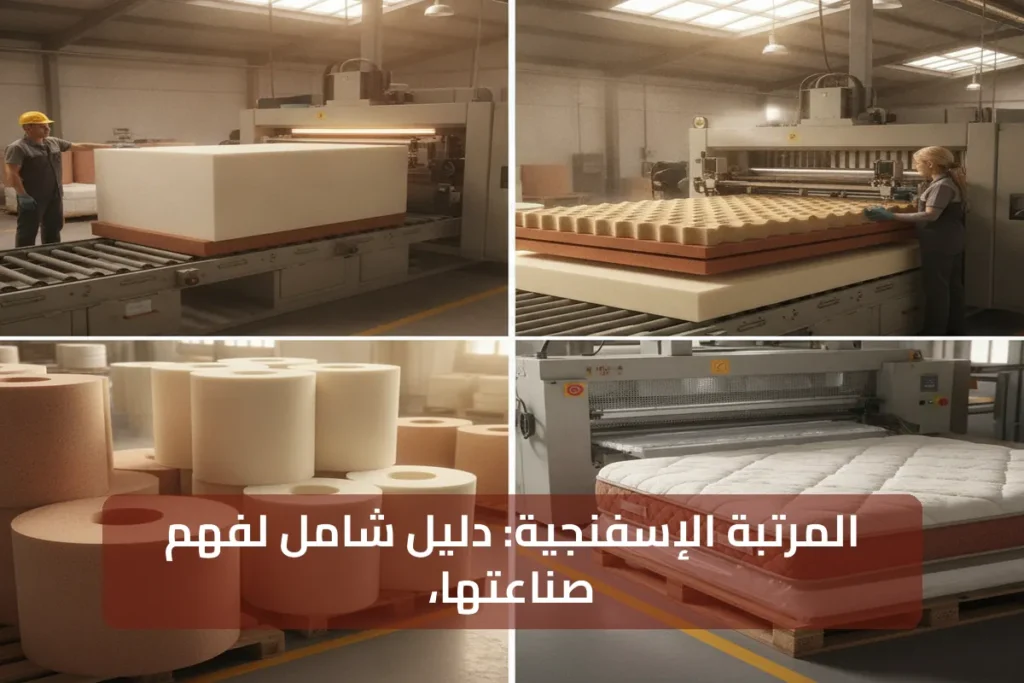 فهم كيف تتم صناعة المرتبة الإسفنجية من الألف إلى الياء