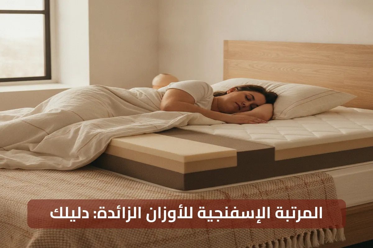 ما هي المرتبة الإسفنجية لـالوزن الزائد وكيف تختار الأنسب؟