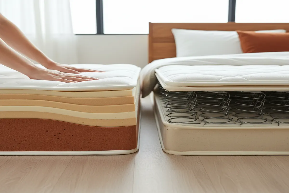 foam mattress vs bonnel spring mattress