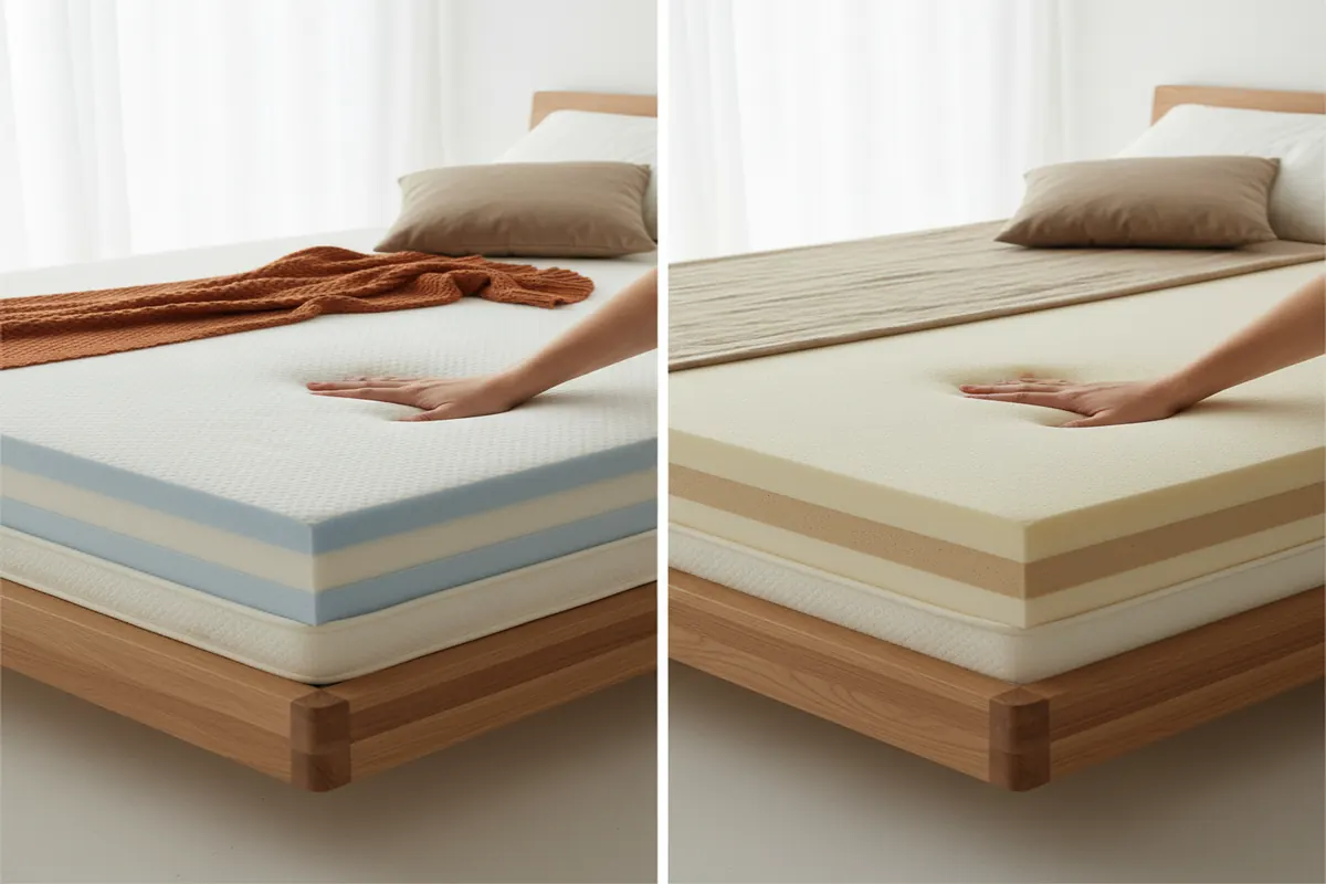 foam mattress vs memory foam mattress