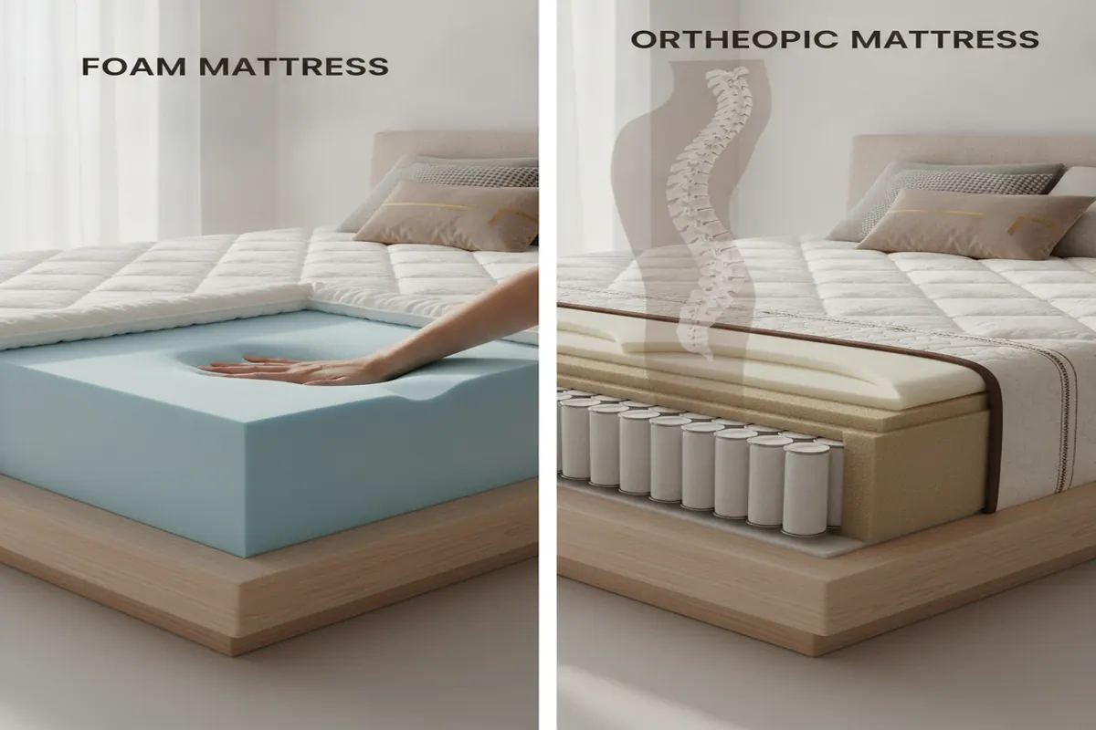 foam mattress vs orthopedic mattress