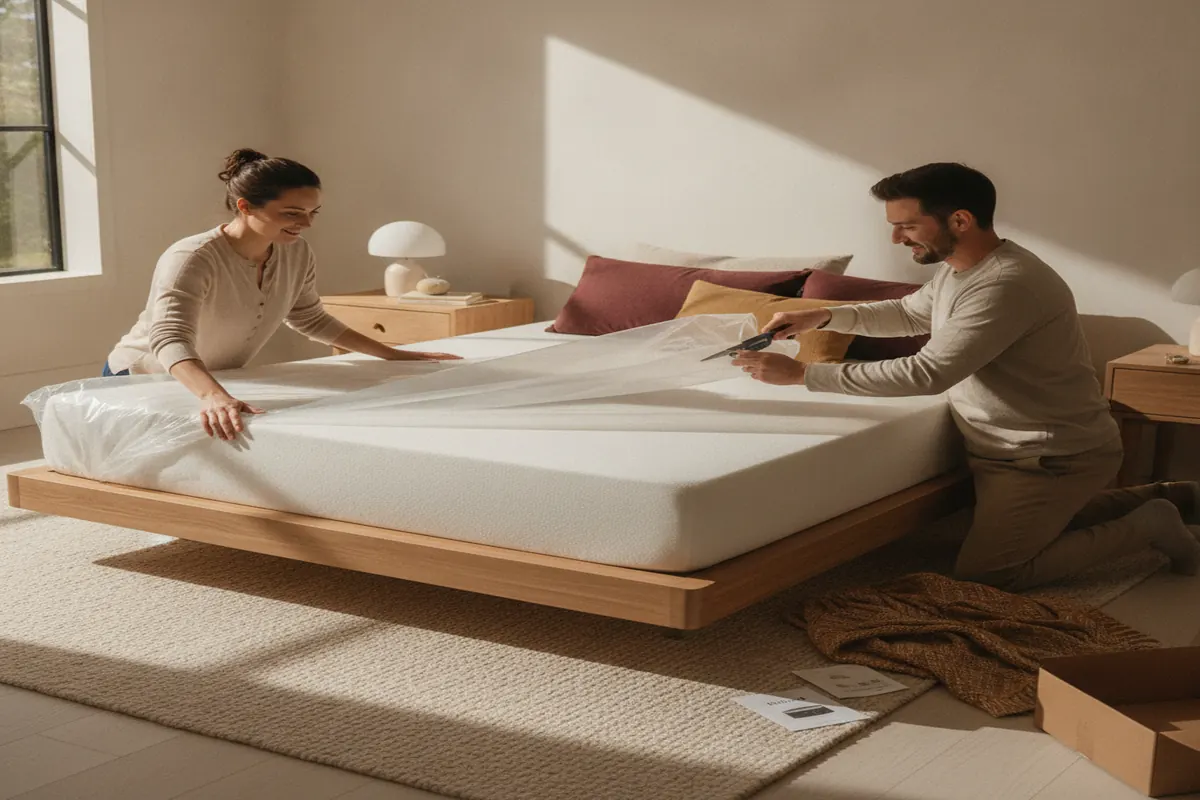 foam mattress setup and installation guide