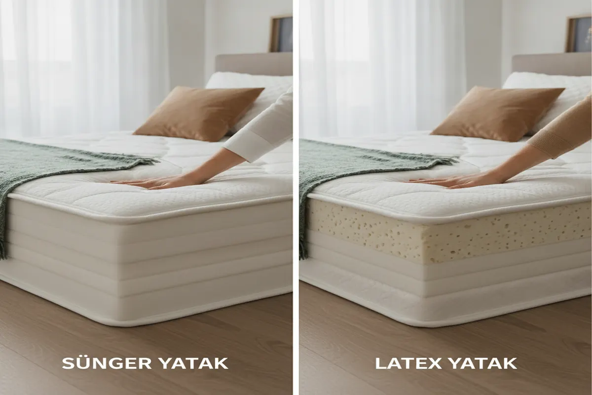 sünger yatak ile latex yatak farkı Karşılaştırması ve Uzman Değerlendirme