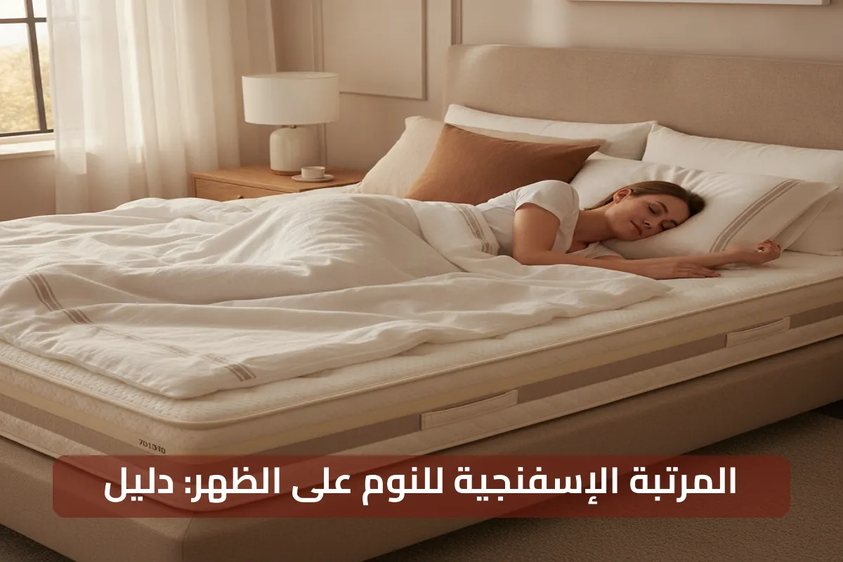 دليلك لفهم المرتبة الإسفنجية لـالنوم على الظهر بشكل كامل