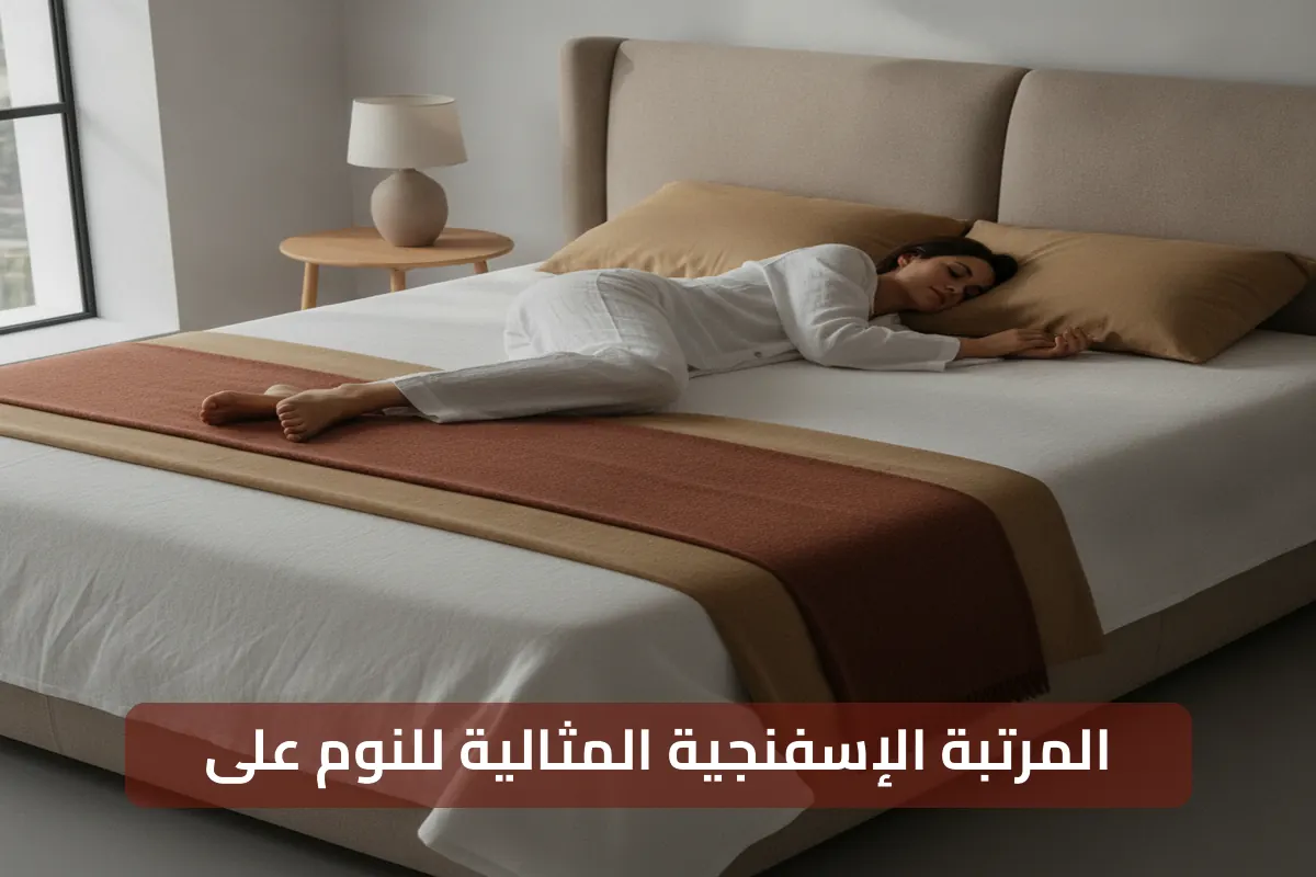 دليلك لفهم المرتبة الإسفنجية لـالنوم على الظهر بشكل كامل