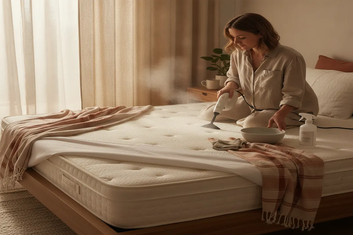 how to clean foam mattress properly