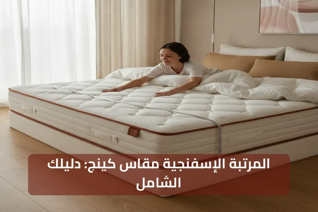 احتياجك من المرتبة الإسفنجية مقاس سرير كينج – كيف تحسبه؟