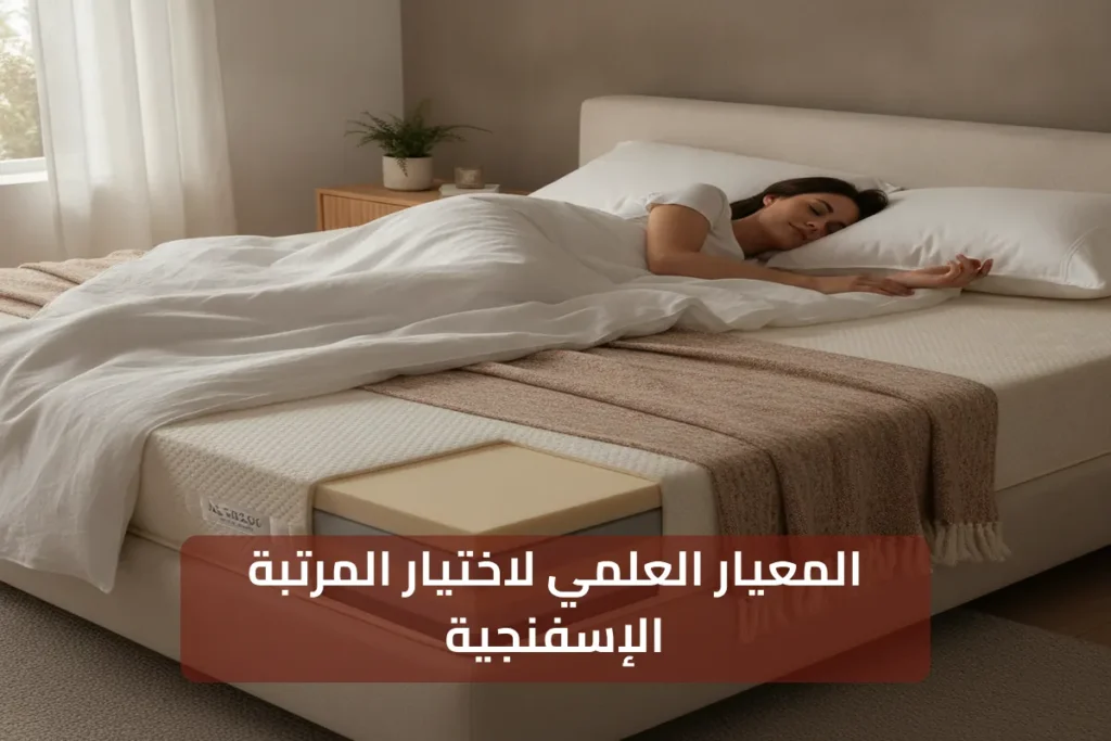المعيار العلمي لاختيار المرتبة الإسفنجية مقاس سرير كوين