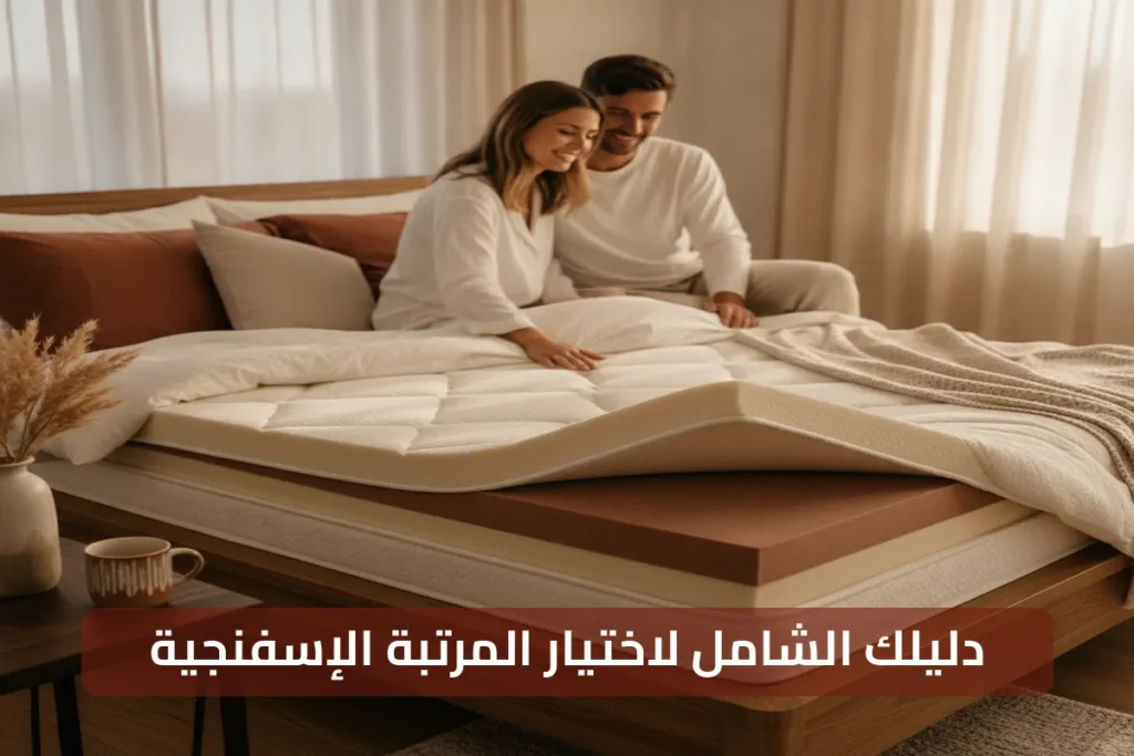 خطوات اختيار المرتبة الإسفنجية مقاس سرير سوبر كينج الصحيح