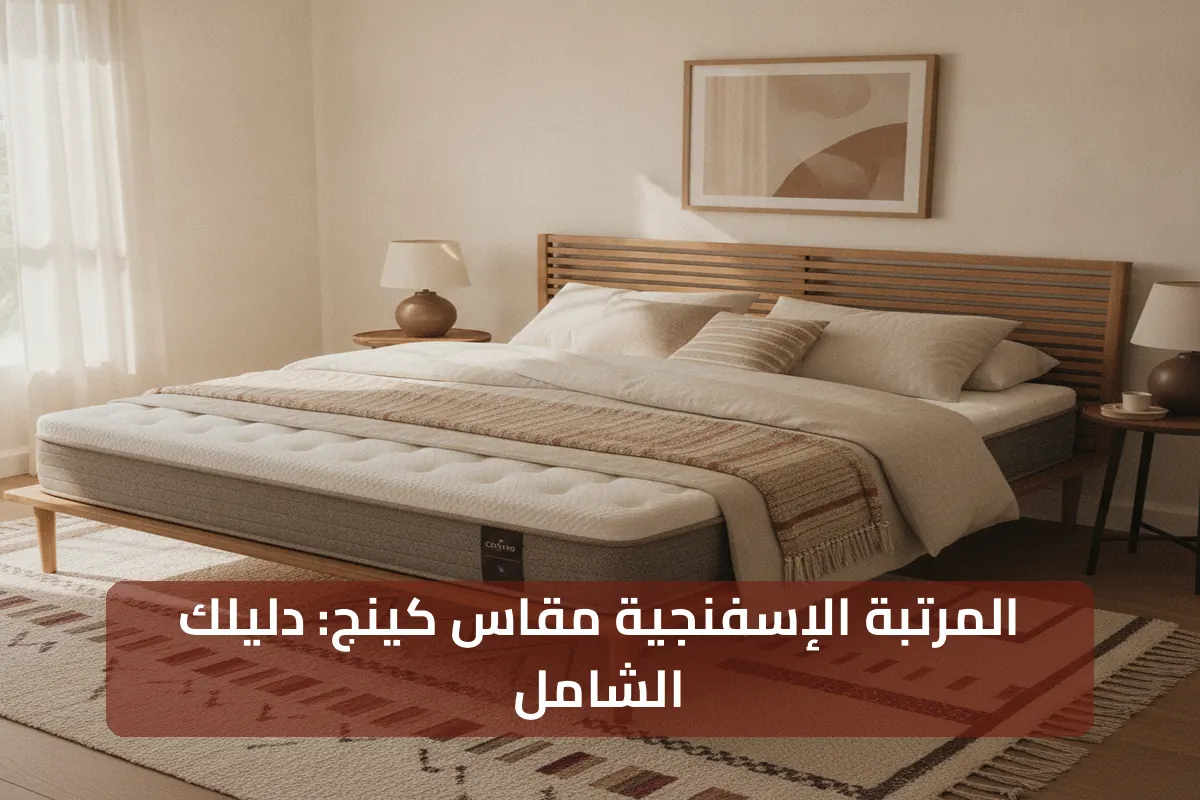 احتياجك من المرتبة الإسفنجية مقاس سرير كينج – كيف تحسبه؟