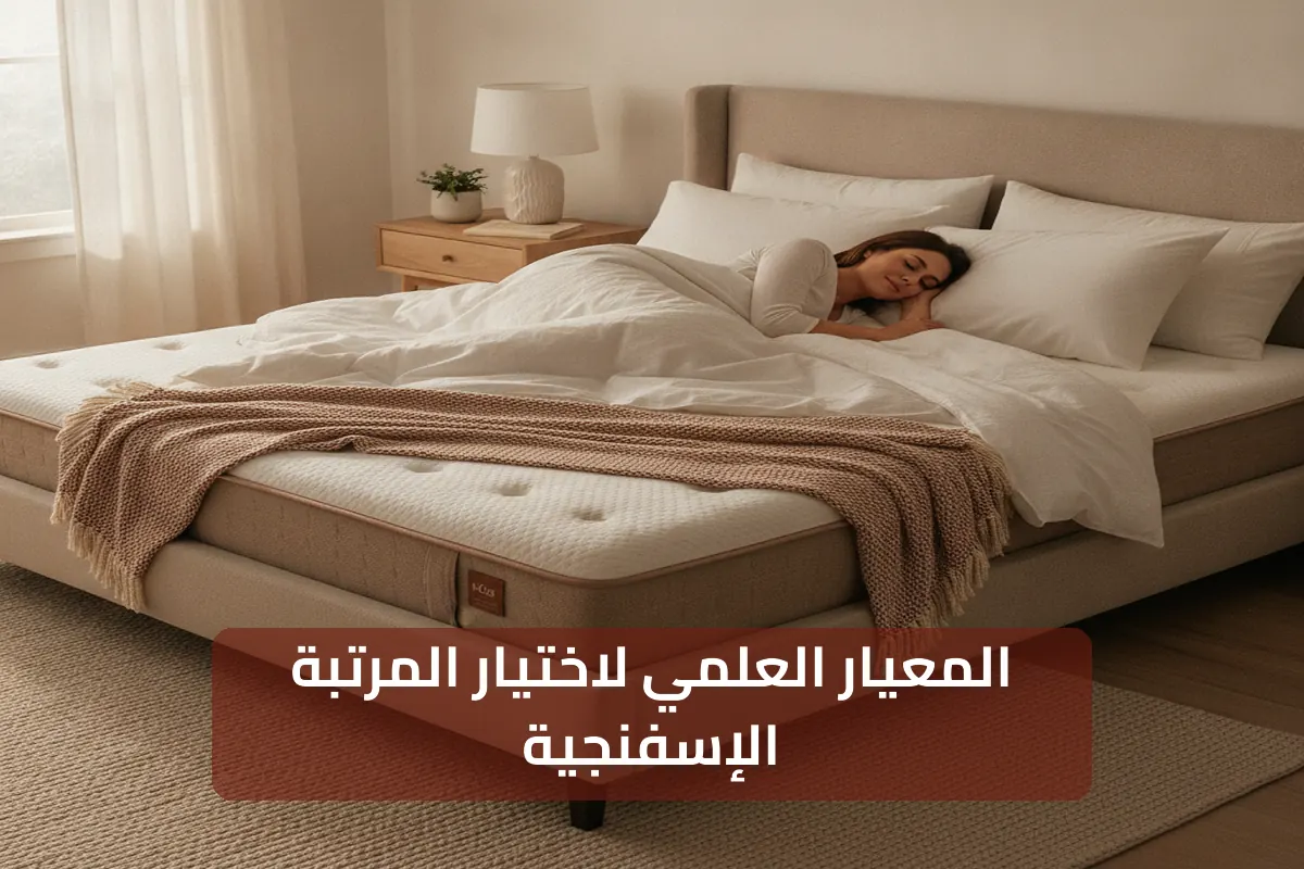 المعيار العلمي لاختيار المرتبة الإسفنجية مقاس سرير كوين